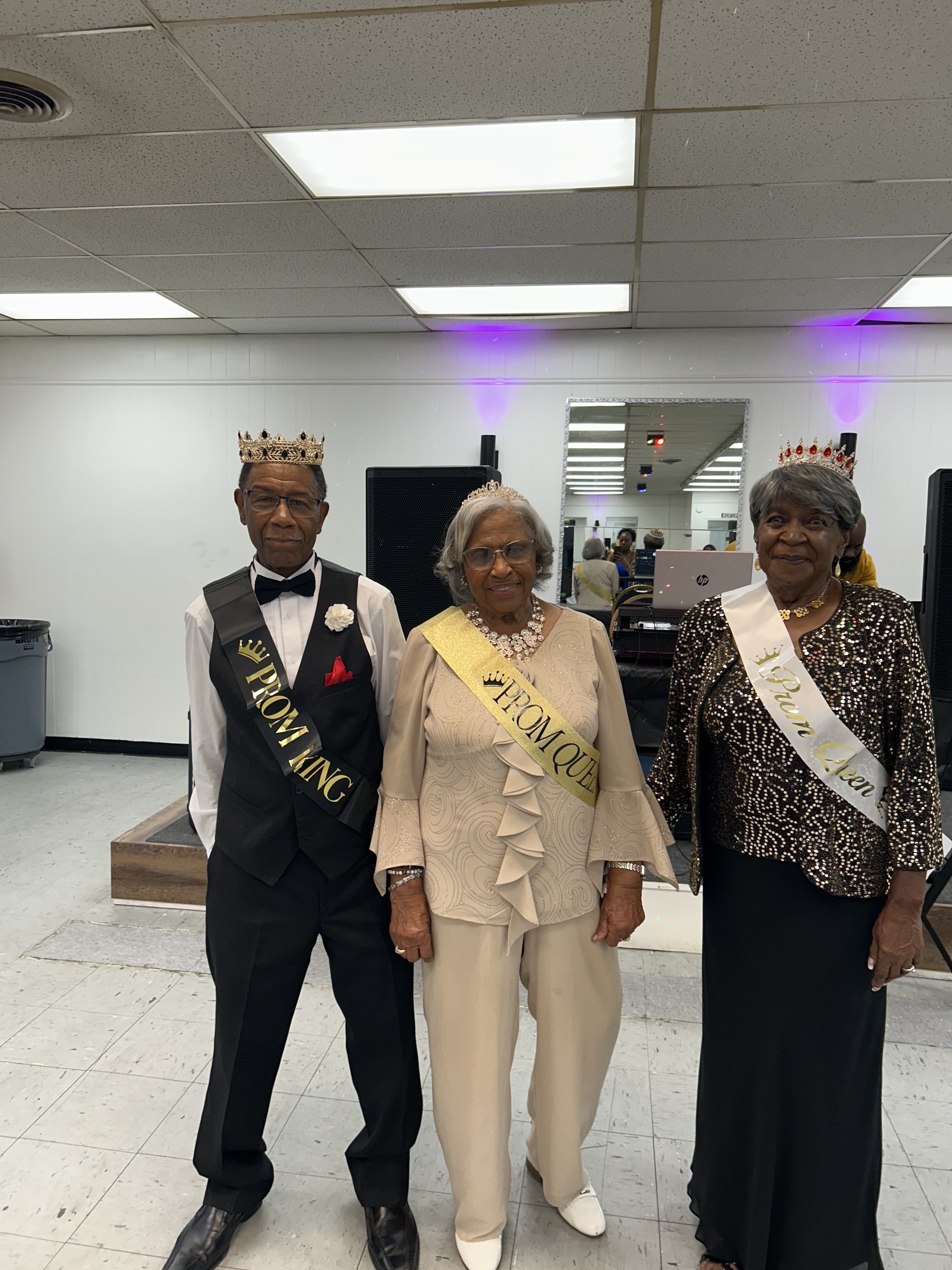 Royal trio at the prom